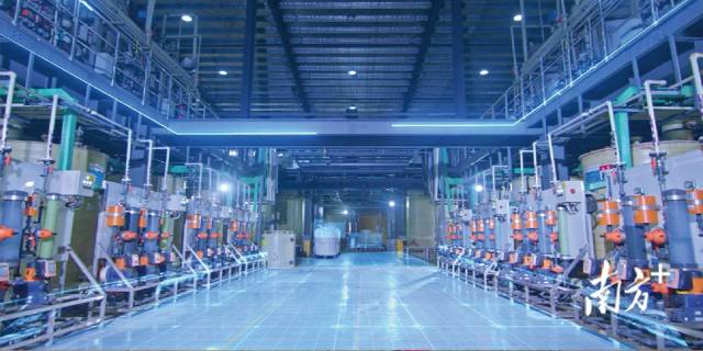 绍兴市首家科创板上市企业——浙江帕瓦新能源股份有限公司的自动化生产车间。