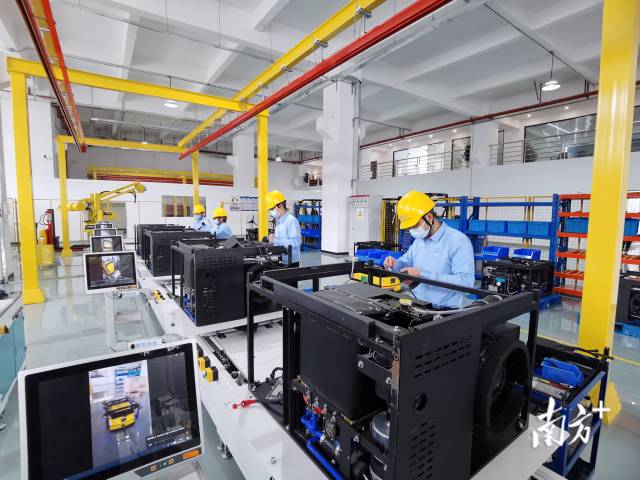 南庄大力发展高端精密智造产业。图为广晟氢能佛山基地。罗湛贤 摄 南庄大力发展高端精密智造产业。图为广晟氢能佛山基地。罗湛贤 摄