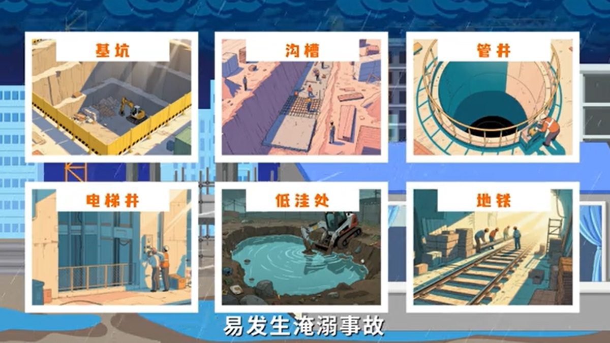 房屋市政工程夏季施工安全警示录 | 无助的“挣扎”——防淹溺